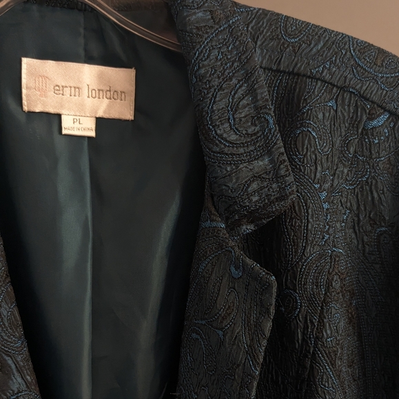 Turquoise Paisley Erin London Blazer - Picture 3 of 3
